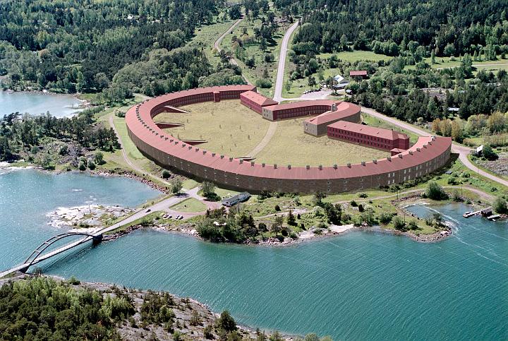 Computer generated image of Bomarsund Photo by Henrik Juslin, Graham Robins, Sebastian Sodergardh – CC BY-SA 3.0