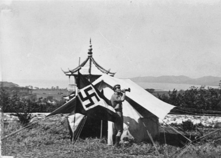 Hitlerjugend in China, invited by the Kuomintang government.