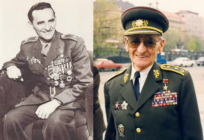 Tank commander, Josef Buršík, Hero of the Soviet Union