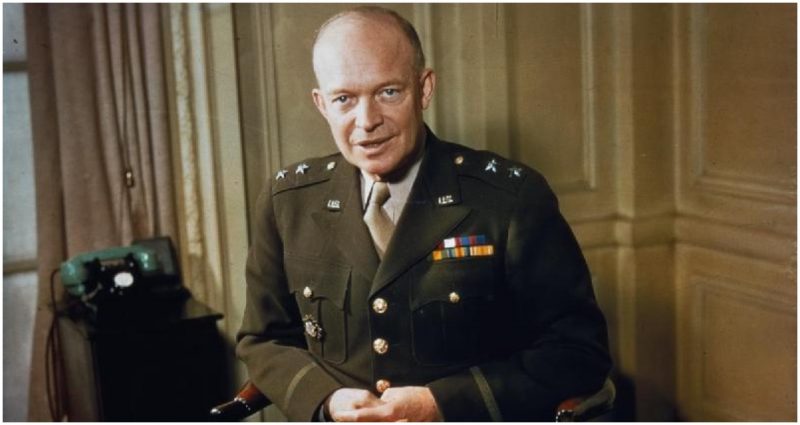 Major General Dwight Eisenhower.