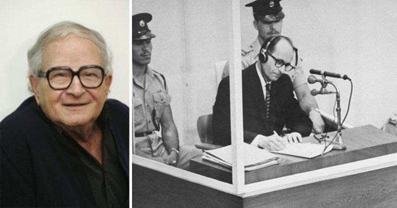 Photo left: Rafi Eitan (Shalom / CC BY SA 3.0) Photo right: Eichmann on trial.