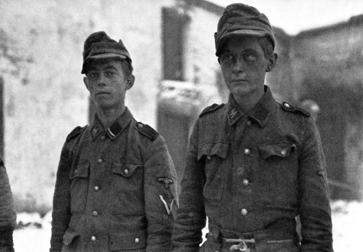 Hitler Jugend Soldiers of the 12th SS Panzer Division Captured during the Battle