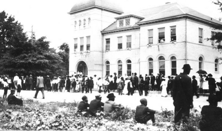 End of Red Shirts’ “White Man’s Rally.” Nov. 1, 1898.