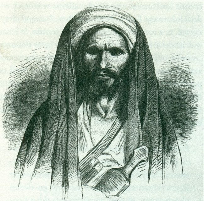 Engraving of the Elder from the Mountains, as Hassan-i Sabbah was called, 19th century.Photo: Hauziński, Jerzy CC BY-SA 4.0