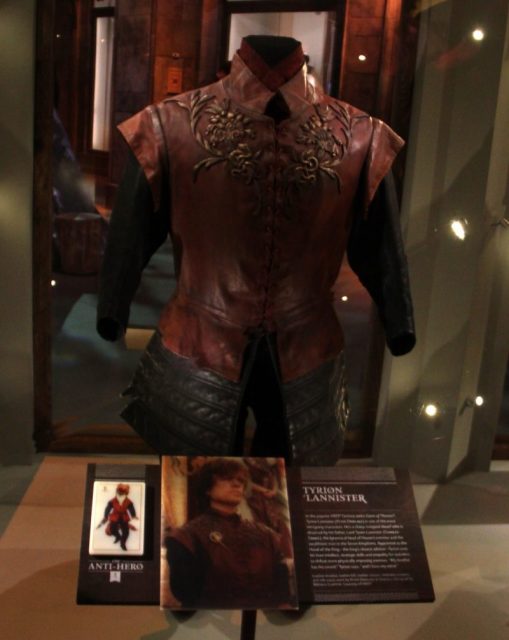 A costume worn by Peter Dinklage (Tyrion Lannister) in the TV series Game of Thrones. Photo: Theresa Arzadon-Labajo / CC BY 2.0