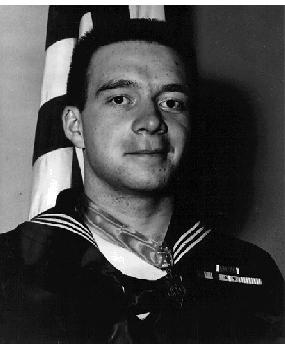 Hospital Corpsman Third Class William R. Charette of the United States Navy received the Medal of Honor for his actions in the Korean War