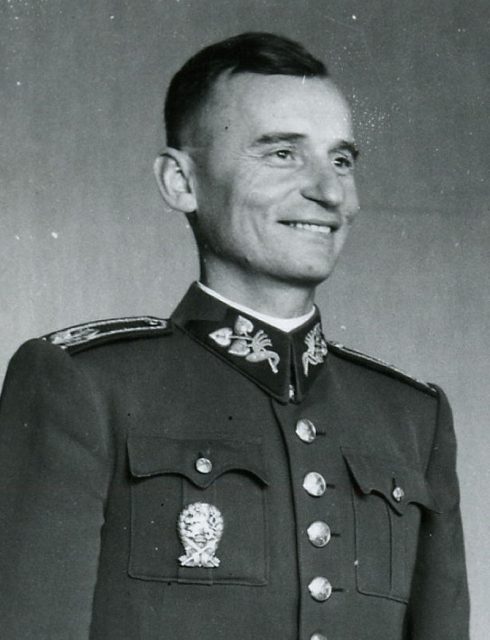 Ján Golian, one of the main organizers and commander of the rebel forces.