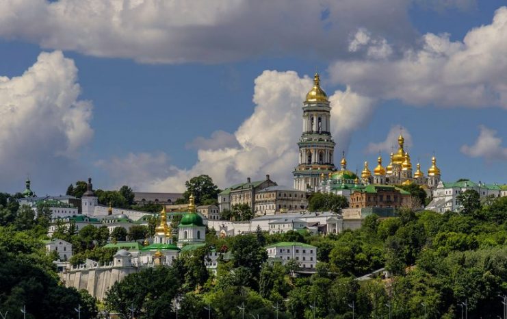 Kiev Pechersk Lavra, even though significantly damaged during the war, was saved thanks to the Czechoslovaks.