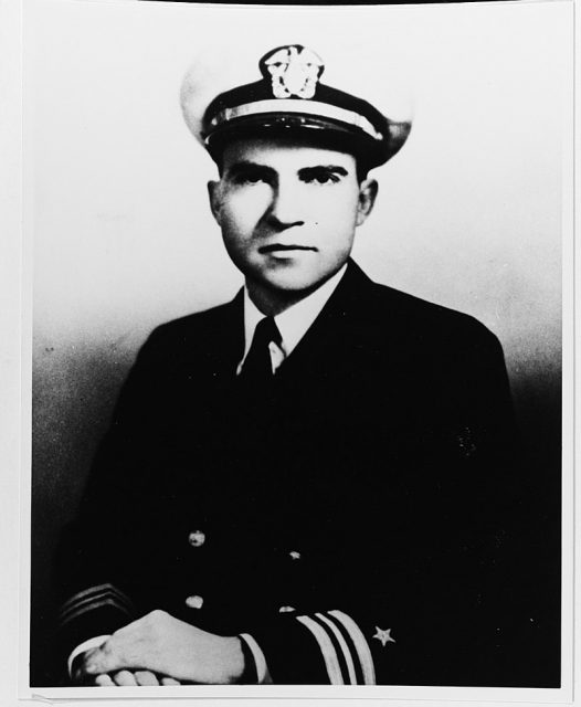 Lieutenant Commander Richard Nixon, United States Navy (circa 1945)