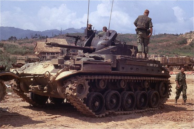 M42 Duster used for security along Route 9 in 1968
