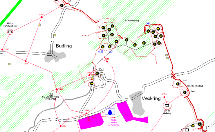 Layout of Ouvrage Hackenberg, one of the largest fortress complexes.Photo: Association des Amis de la Ligne Maginot d’Alsace – AALMA CC BY-SA 3.0