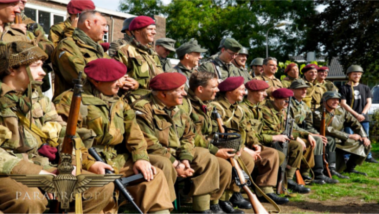 Just some of the people who helped us out on the Holland recce. Two came from the UK to be there!