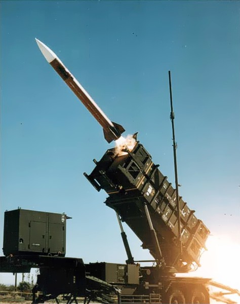 MIM-104C Patriot missile launch.