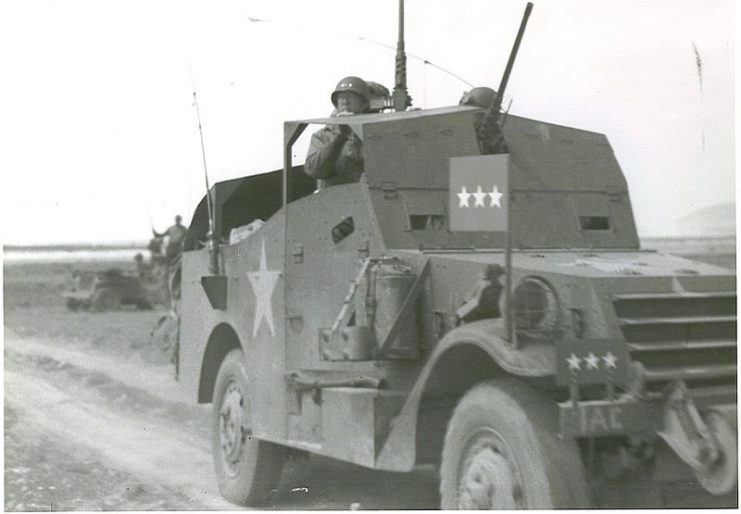Patton’s M3A1 scout car