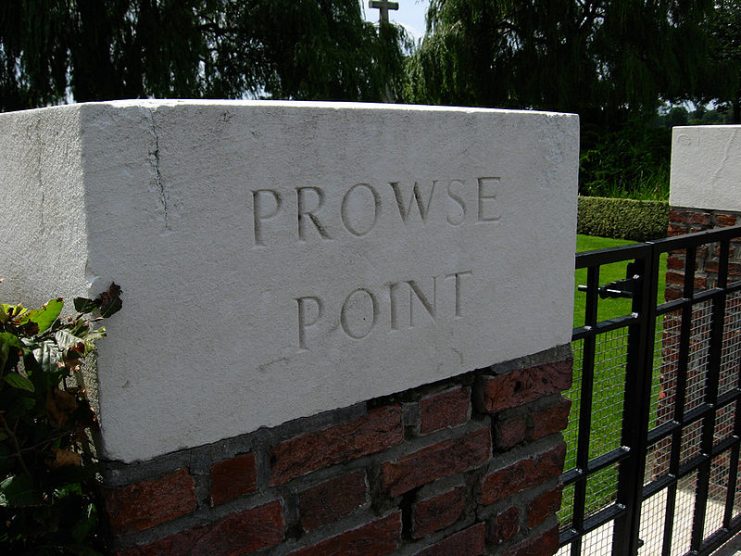 Prowse Point Military Commonwealth War Graves Commission cemetery.Photo: Redvers CC BY 3.0