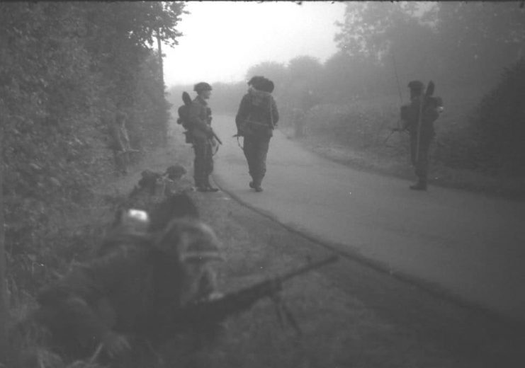 Again, you would be forgiven in thinking this was taken in the early hours of the invasion. It is also the result of dedicated re-enactors and a very skilled photographer.