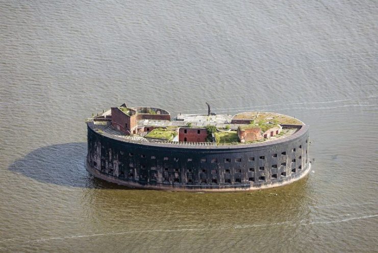 Fort Alexander I, one of the fortresses in or adjacent to Kronstadt, Saint Petersburg, Russia.Photo: Andrew Shiva CC BY-SA 4.0
