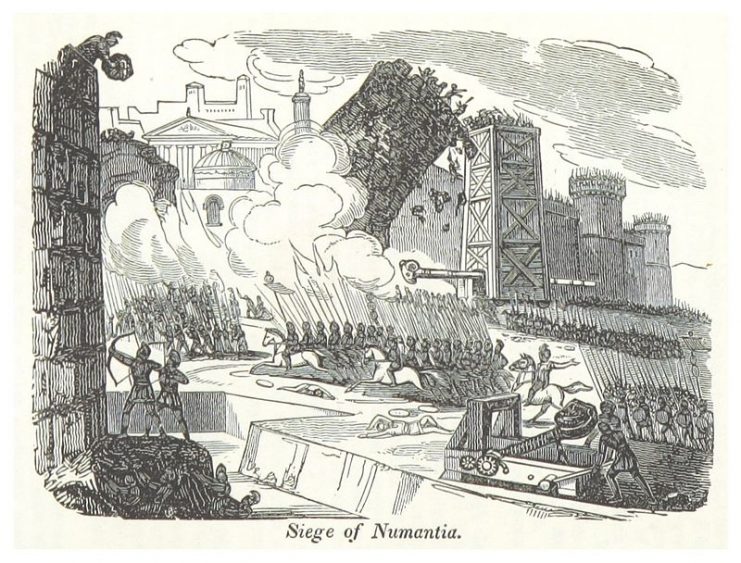 One of the most famous Roman sieges was that of the Celtiberian stronghold of Numantia in present north-central Spain by Scipio Aemilianus in 133 BC