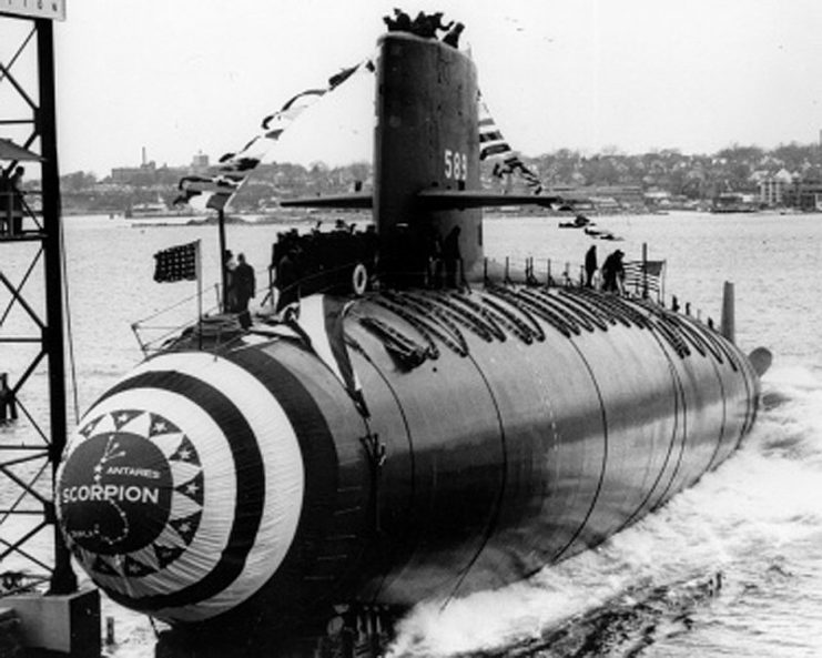 Scorpion launching, 29 December 1959