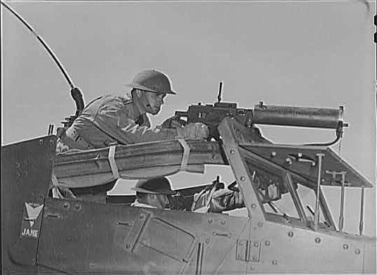 Scout car at Fort Riley