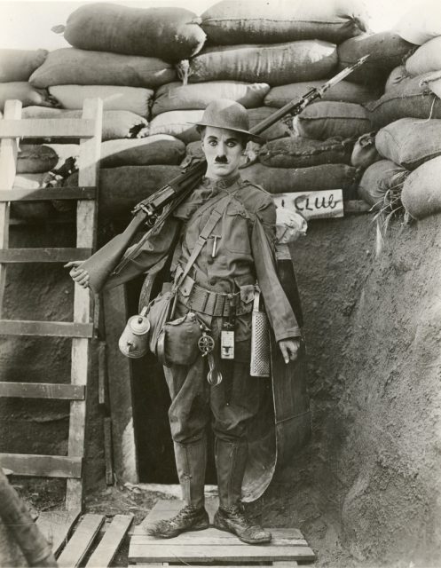 Chaplin in Shoulder Arms.