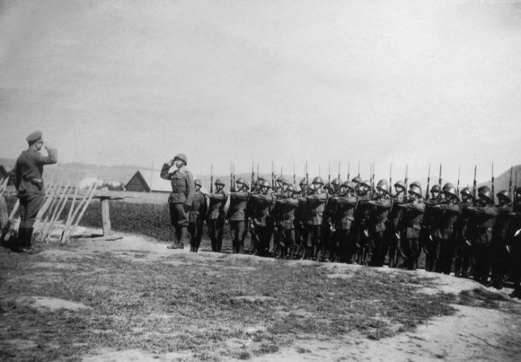 Slovak mutineer forces in 1944 Photo by Pavel Pelech