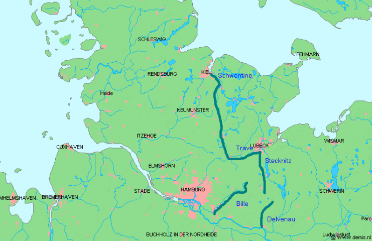 The Limes Saxoniae border between the Saxons and the Lechites Obotrites, established about 810 in present-day Schleswig-Holstein.Photo: Wmeinhart CC BY-SA 3.0