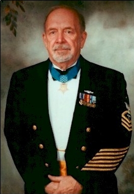 United States Navy Master Chief Petty Officer William R. Charette, Medal of Honor recipient from the Korean War