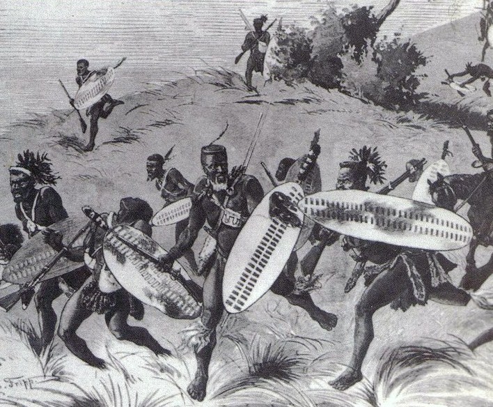 Zulu warriors, 1879.