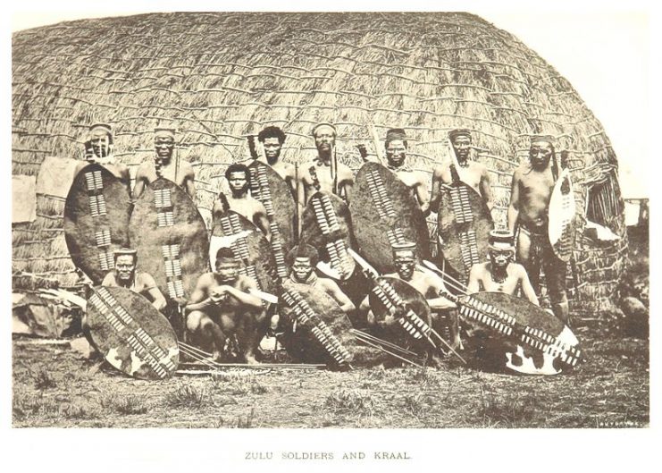 Zulu warriors, 1882