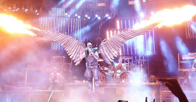 Rammstein in the Arena of Nîmes. Photo: Julien Damelet / CC BY-SA 4.0