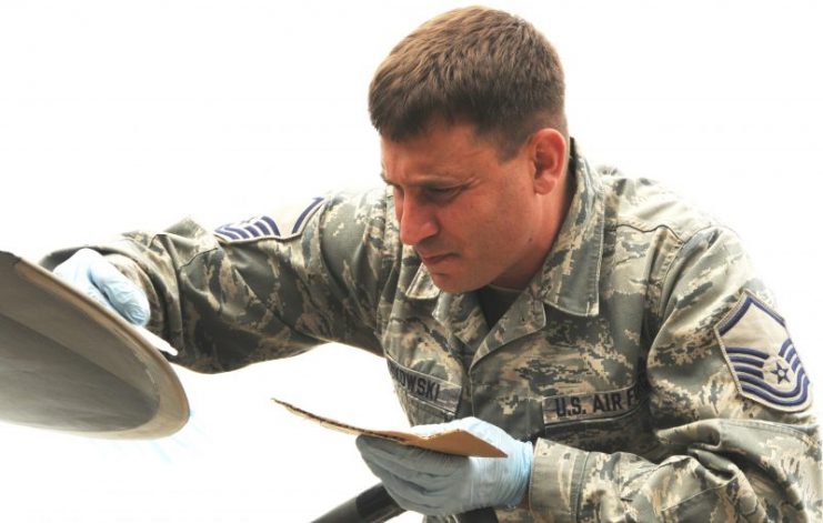 Master Sgt. Matt Markowski, an aircraft engine mechanic leader with the Maryland Air National