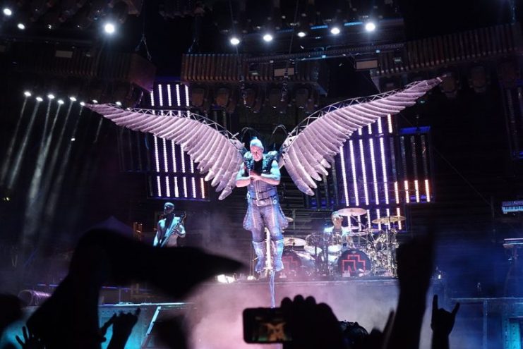 Rammstein in the Arena of Nîmes.Photo: Julien Damelet CC BY-SA 4.0