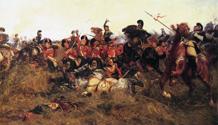 Battle of Quatre Bras, part of the Waterloo Campaign