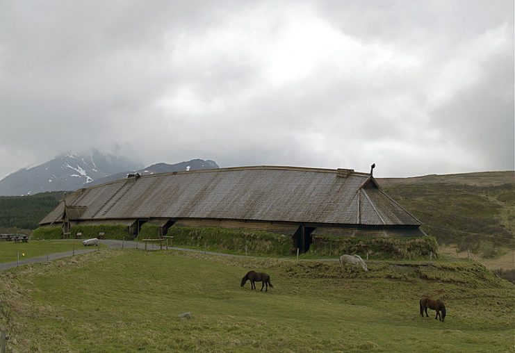 A reconstructed Viking chieftain’s longhouse at the Lofotr Viking Museum in Lofoten, Norway.Photo: Jörg Hempel CC BY-SA 2.0