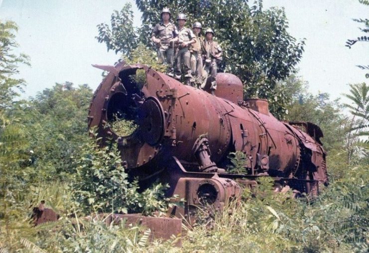 A steam locomotive broken nearby Jangdan station which is located at DMZ. Now it is exhibited at Imjingak.