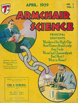 Armchair Science, first issue April 1929.