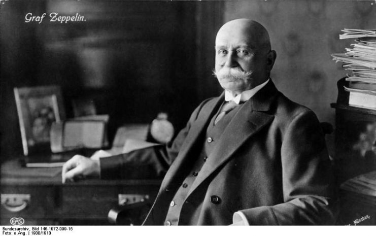 Ferdinand von Zeppelin. Photo: Bundesarchiv, Bild 146-1972-099-15 / CC-BY-SA 3.0 de