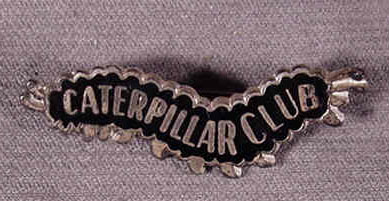 A pin from a parachute company, possibly Switlik or Standard Parachute. This style is common in catalogs and auctions of military memorabilia.