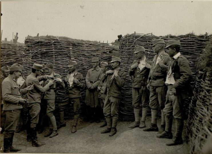 Cholera vaccination at HIR.309 in Sokolow.1914