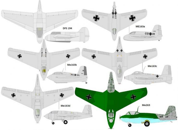 Development of Me 163