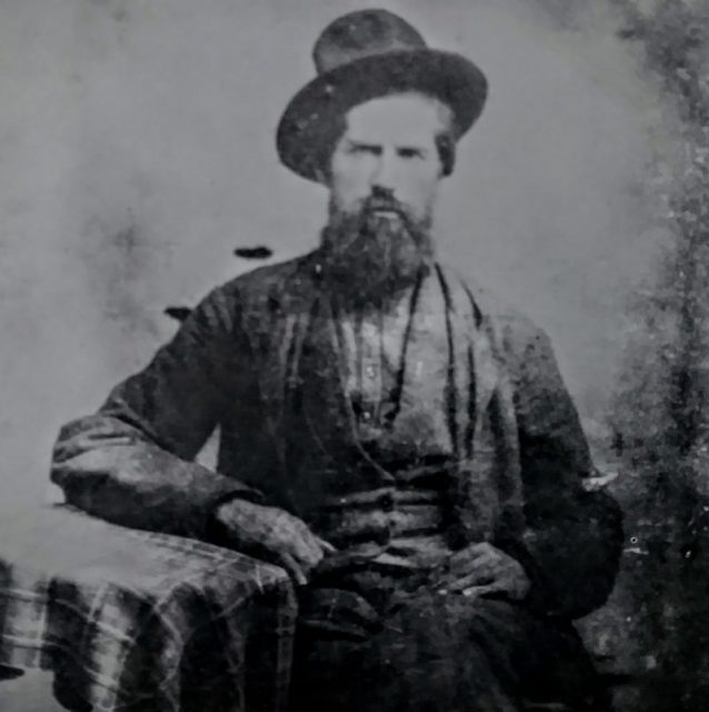 Enoch Enloe Sr. was one of the first pioneers to settle near Russellville in the early 1830s. After the Civil War, he donated the initial plot of land that has became Enloe Cemetery. Courtesy of Jeremy P. Amick