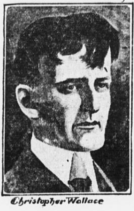 Chris Wallace; the Eastman Gang, after his arrest with Monk Eastman from an “Evening World” news article, “Monk Eastman In Pistol Battle.