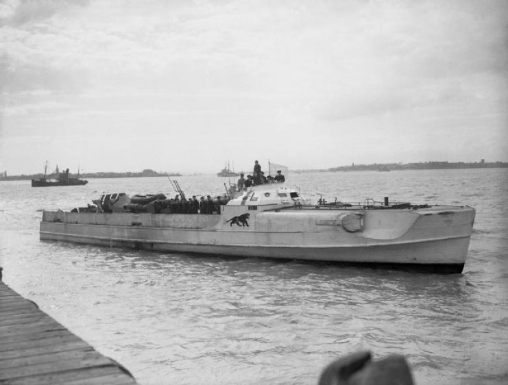 German E-Boat S 204 surrenders at Felixstowe on 13 May 1945
