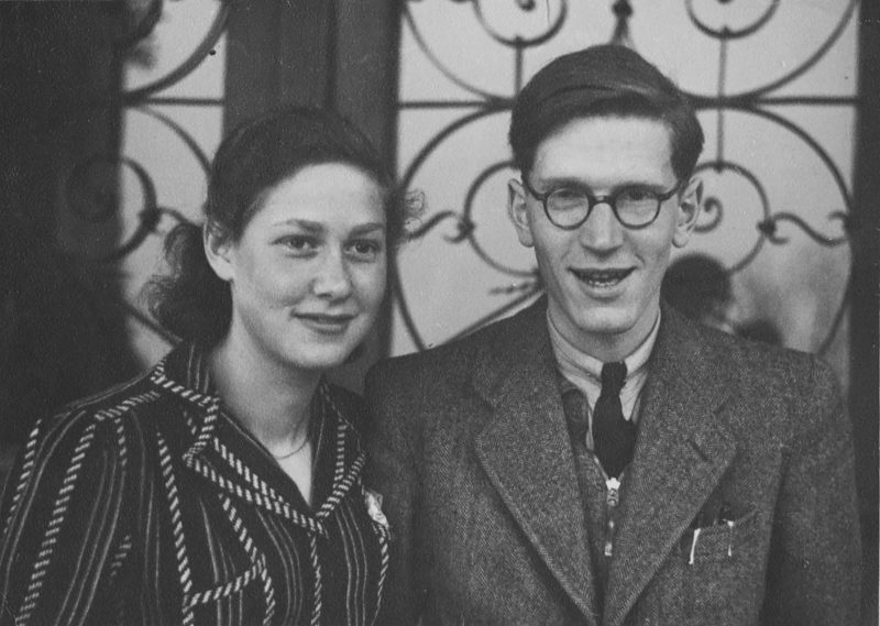 Hanne and Max in Switzerland after WWII