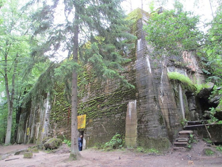 Hitler’s reinforced bunker at the Wolfsschanze.Photo: Avi1111 CC BY-SA 3.0