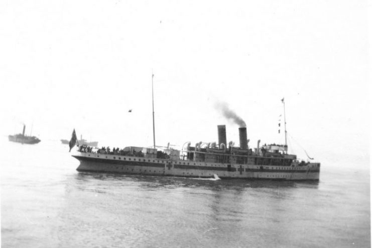 HMHS Dieppe treated over 100 of Maloja’s survivors