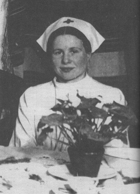 Irena Sendler (Poland) on Christmas Eve of 1944. Anti-nazi activist, she was recognised by the State of Israel as Righteous Among the Nations.