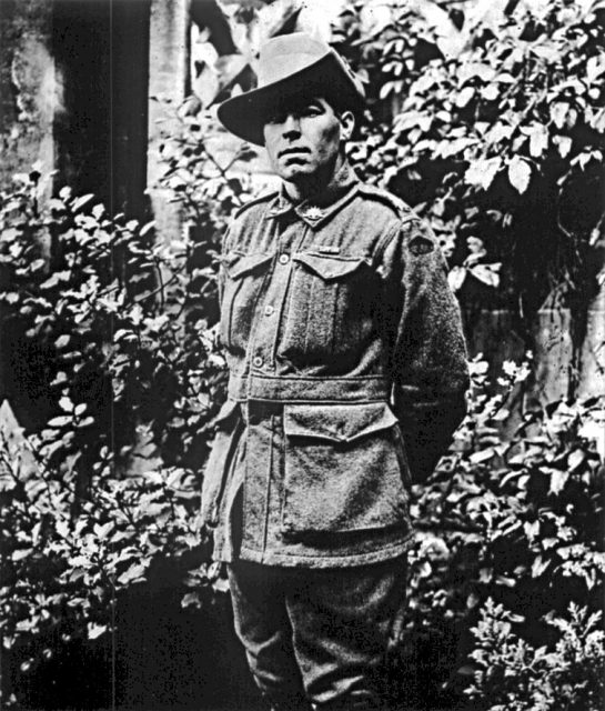 Portrait of Australian Victoria Cross recipient, Private John Carroll, 33rd Battalion AIF, taken 21 August 1918 in London. Carroll was awarded the VC for his actions during the Battle of Messines, June 1917.