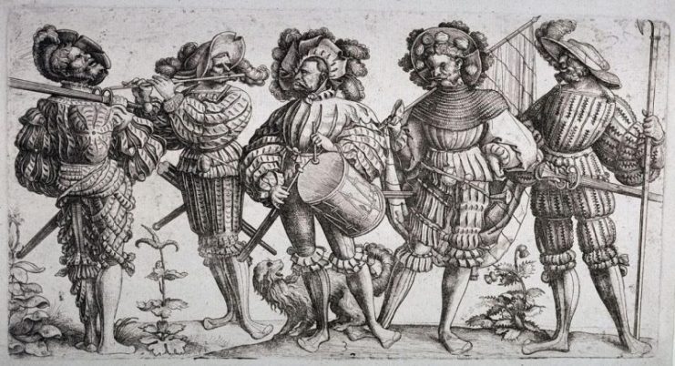 Landsknechte military band, 1530